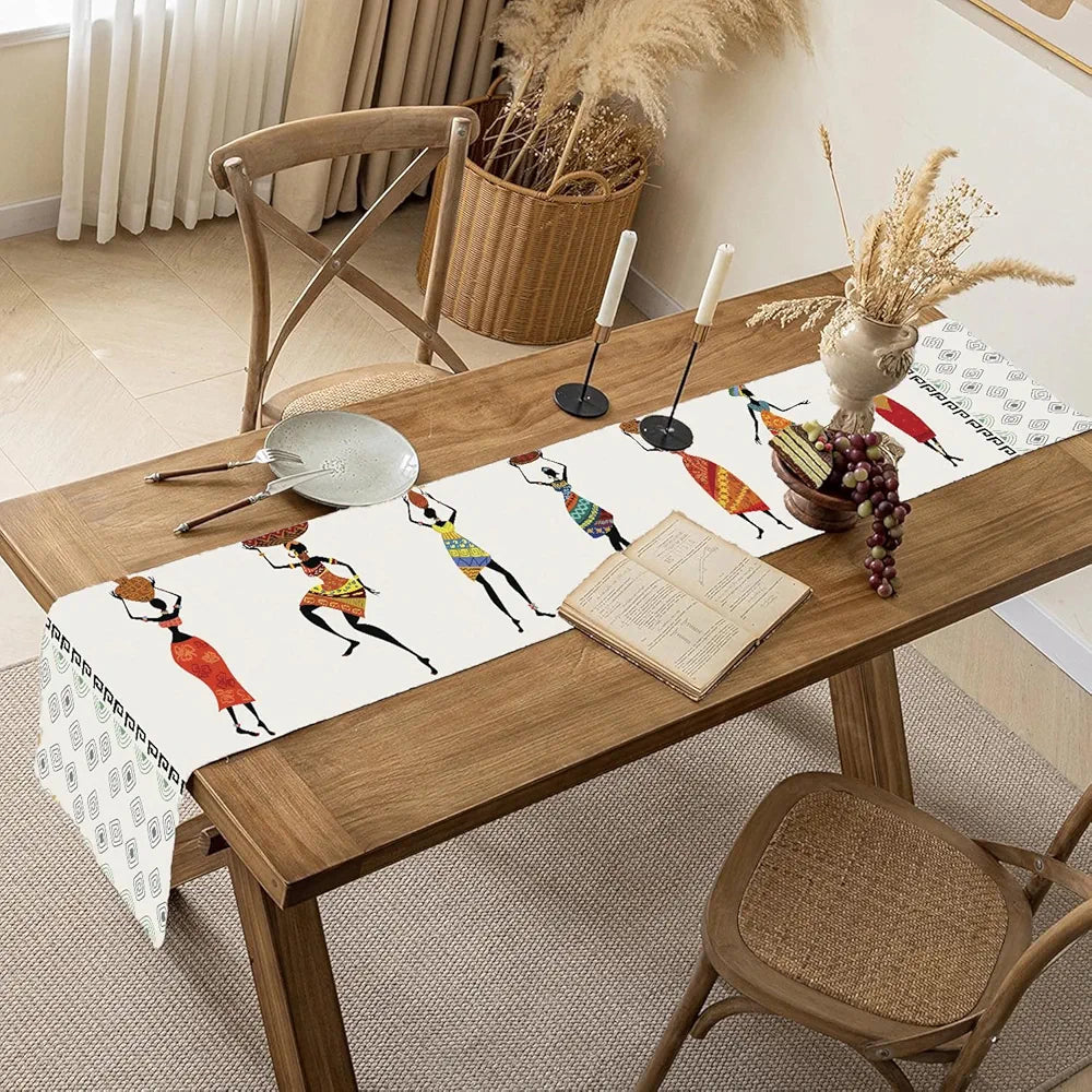 Ishro Home Premium Table Runner – Soft European-Standard Fabric, Elegant Soft Feel, Machine Washable, Timeless Design |